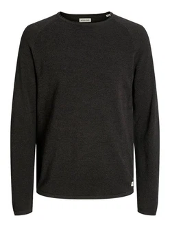 Jack & Jones Rundhalspullover JJEHILL KNIT CREW NECK NOOS dunkelbraun Jack & Jones Rundhalspullover JJEHILL KNIT CREW NECK NOOS dunkelbraun
