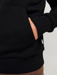 Jack & Jones Sweatshirt JJECORP LOGO SWEAT HOOD (3478) Schwarz