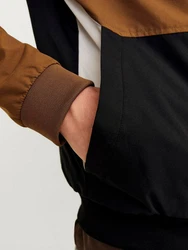 Jack & Jones Blouson JJERUSH HOOD BOMBER NOOS Braun/Orange/Beige/Khaki