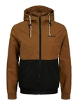 Jack & Jones Blouson JJERUSH HOOD BOMBER NOOS Braun/Orange/Beige/Khaki