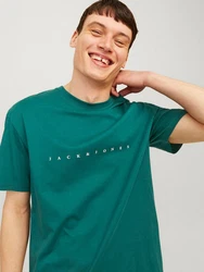 JACK & JONES T-Shirt JJEstar Grün/Türkis