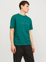JACK & JONES T-Shirt JJEstar Grün/Türkis