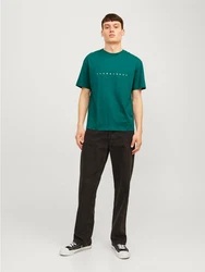 JACK & JONES T-Shirt JJEstar Grün/Türkis