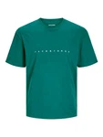 JACK & JONES T-Shirt JJEstar Grün/Türkis