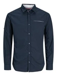 JACK & JONES Hemd Remy Dunkelblau/Hellblau/Blau