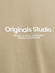 Jack & Jones T-Shirt JORVESTERBRO Khaki/Beige/Braun