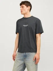 Jack & Jones T-Shirt JORVESTERBRO Dunkelgrau/Schwarz/Grau
