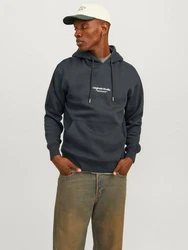 JACK & JONES Sweatshirt Hoodie JORVesterbro tanne/wei
