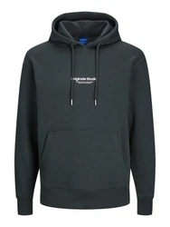 JACK & JONES Sweatshirt Hoodie JORVesterbro tanne/wei
