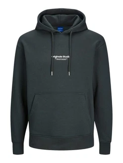JACK & JONES Sweatshirt Hoodie JORVesterbro tanne/wei