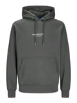 JACK & JONES Sweatshirt Hoodie JORVesterbro Dunkelgrau/Hellgrau/Grau/Dunkelblau