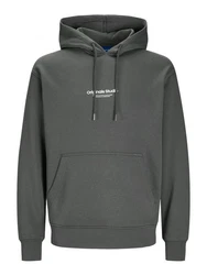 JACK & JONES Sweatshirt Hoodie JORVesterbro Dunkelgrau/Hellgrau/Grau/Dunkelblau