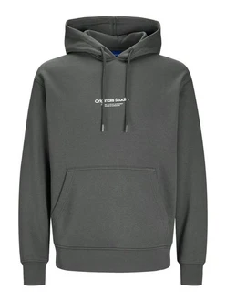 JACK & JONES Sweatshirt Hoodie JORVesterbro Dunkelgrau/Hellgrau/Grau/Dunkelblau