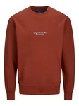 Jack & Jones Sweatshirt Relaxed Fit JORVESTERBRO 6020 Orange/Dunkelrot/Rot Jack & Jones Sweatshirt Relaxed Fit JORVESTERBRO 6020 Orange/Dunkelrot/Rot