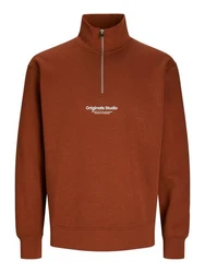 Jack & Jones Sweatshirt JORVESTERBRO SWEAT QUARTER ZIP HN NOOS 