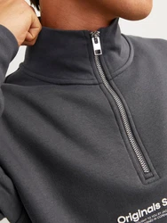 Jack & Jones Sweatshirt JORVESTERBRO SWEAT QUARTER ZIP HN NOOS 