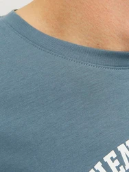 JACK & JONES T-Shirt Blau/Hellblau