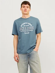 JACK & JONES T-Shirt Blau/Hellblau