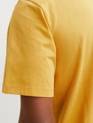 JACK & JONES T-Shirt marine/goldgelb/weiß