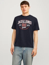 Rundhalsshirt JJELOGO TEE SS O-NECK 2 COL AW24 SN