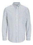 Jack & Jones Langarmhemd JJEOXFORD SHIRT LS NOOS Hellblau/Grau/Blau