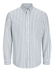 Jack & Jones Langarmhemd JJEOXFORD SHIRT LS NOOS Hellblau/Grau/Blau