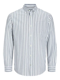 Jack & Jones Langarmhemd JJEOXFORD SHIRT LS NOOS Hellblau/Grau/Blau