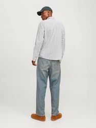 Jack & Jones Langarmhemd JJEOXFORD SHIRT LS NOOS Grau/Hellgrau