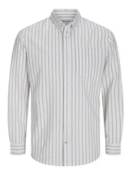 Jack & Jones Langarmhemd JJEOXFORD SHIRT LS NOOS Grau/Hellgrau
