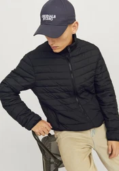 Jack & Jones Funktionsjacke State Schwarz/Dunkelblau/Dunkelgrau