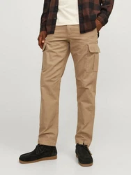 Jack & Jones Cargohose JPSTKANE BARKLEY CARGO PANT Khaki/Braun