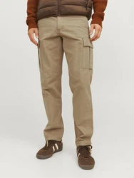 Jack & Jones Cargohose JPSTKANE BARKLEY CARGO PANT Khaki