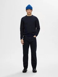 SELECTED HOMME Pullover SLHRoss Dunkelblau/Blau/Schwarz