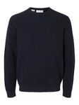 SELECTED HOMME Pullover SLHRoss Dunkelblau/Blau/Schwarz