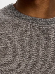 SELECTED HOMME Pullover SLHRoss schlammfarben