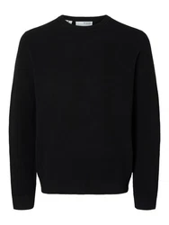SELECTED HOMME Pullover SLHRoss Schwarz