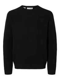 Strickpullover SLHROSS LS KNIT STRUCTURE CREW NECK NOOS