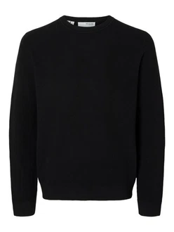 SELECTED HOMME Pullover SLHRoss Schwarz