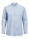 Jack & Jones Plus Hemd JJPRParma Blau/Hellblau