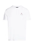 Tommy Hilfiger T-Shirt HILFIGER STACK TEE Mit Markenprint Weiß/Creme
