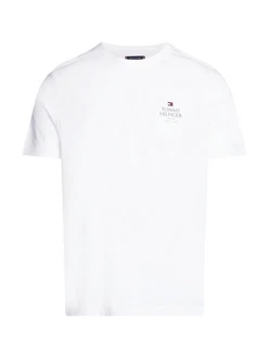 Tommy Hilfiger T-Shirt HILFIGER STACK TEE Mit Markenprint