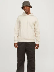 JACK & JONES Sweatshirt 'JCOAERO' Khaki/Beige/Braun