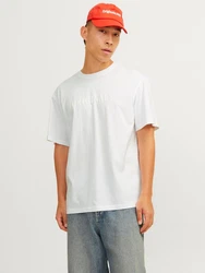 Jack & Jones T-Shirt JORFREDERIKSBERG TEE SS CREW NECK Weiß/Creme