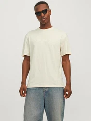 Jack & Jones T-Shirt JORFREDERIKSBERG TEE SS CREW NECK Khaki/Beige/Weiß/Hellgrün