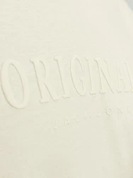 Jack & Jones T-Shirt JORFREDERIKSBERG TEE SS CREW NECK Khaki/Beige/Weiß/Hellgrün