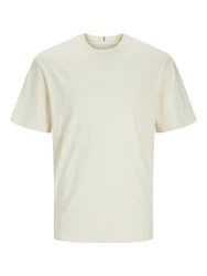 Jack & Jones T-Shirt JORFREDERIKSBERG TEE SS CREW NECK Khaki/Beige/Weiß/Hellgrün
