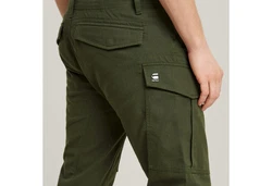 G-STAR Cargohose Rovic Cargo Regular Tapered Dunkelgrün/Khaki/Grün