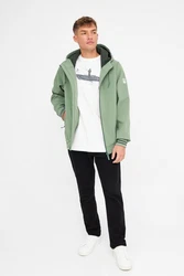 Derbe Softshelljacke Helgoby tanne/schwarz