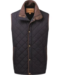 Schöffel Country Steppweste Barrowden Hellblau/Braun/Schwarz/Dunkelblau/Dunkelbraun/Blau