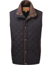 Schöffel Country Steppweste Barrowden Hellblau/Braun/Schwarz/Dunkelblau/Dunkelbraun/Blau
